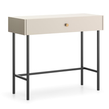 Beige konsolipöytä laatikolla SPELLO